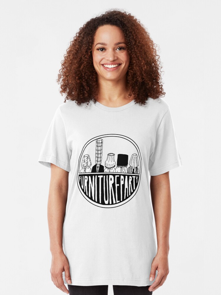 Alternate view of Furniture Party Band Logo Slim Fit T-Shirt