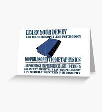 Learn your Dewey 100 Greeting Card
