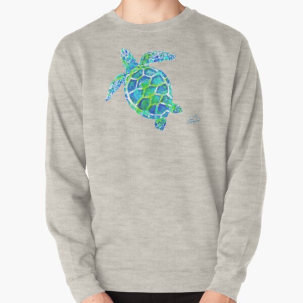Sea Turtle no splots by Jan Marvin Pullover Sweatshirt