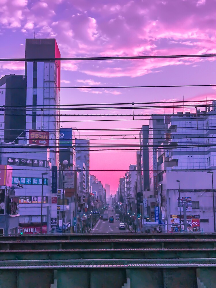 Tokyo Skies by noealz