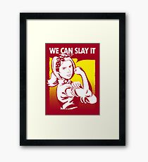 We Can Slay It | Buffy The Vampire Slayer Framed Print