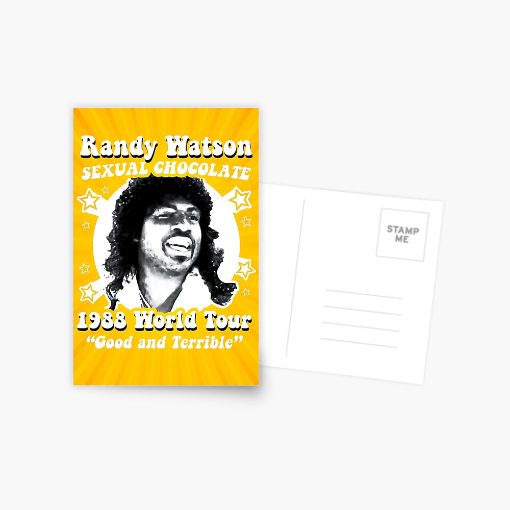 Randy Watson 1988 World Tour Postcard