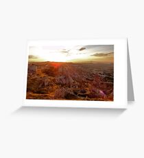 Sunset in Kapadokya Greeting Card