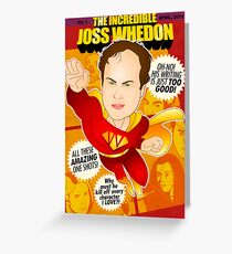 Joss Whedon Greeting Card