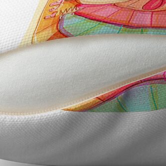 Alternate view of Love & Peace Floor Pillow