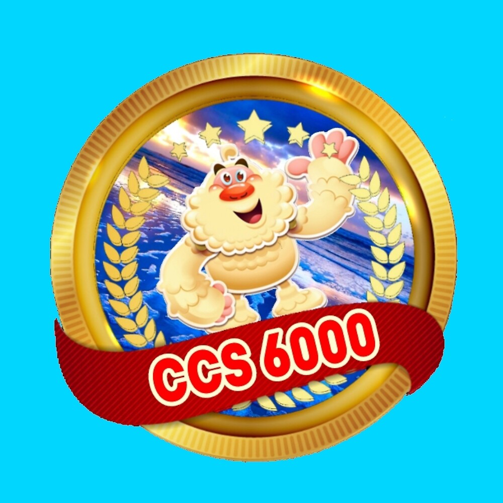 Level 6000 Badge Candy Crush Saga By Km83 Redbubble