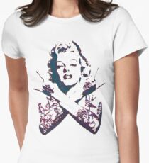 Punk Marilyn Women's Fitted T-Shirt