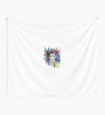Lion painted Image Tapestry