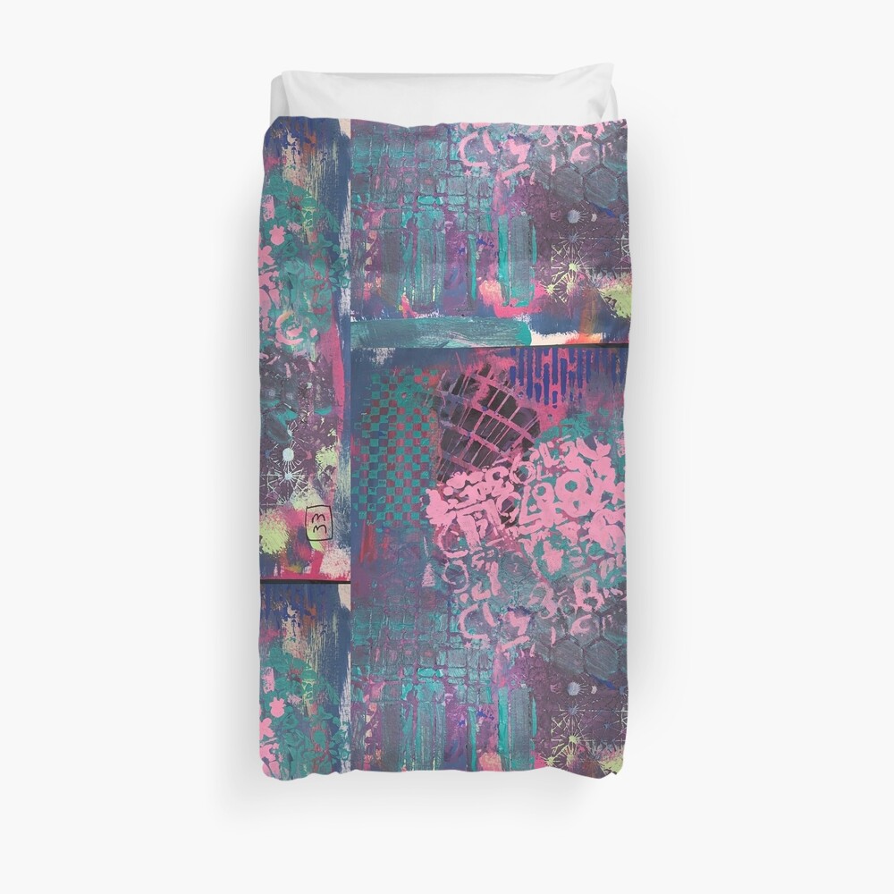 Grungy Pink Princess Duvet Cover