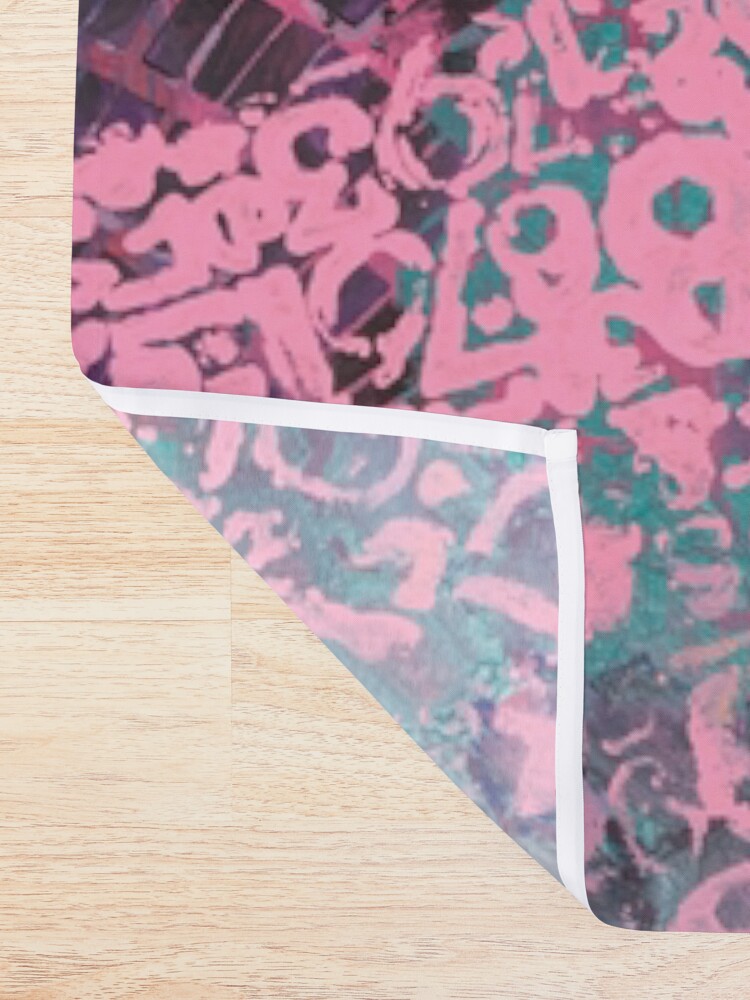 Alternate view of Grungy Pink Princess Shower Curtain