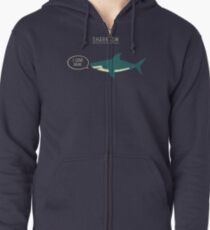 Sudadera con capucha y cremallera Sharkasm