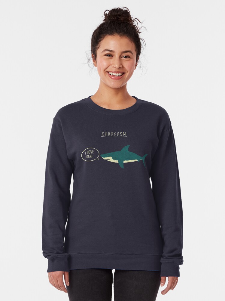 Alternate view of Sharkasm Pullover Sweatshirt