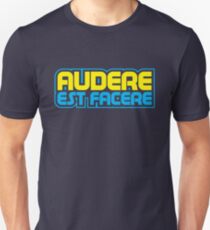 Spurs Latin Motto T-shirt Navy Unisex T-Shirt