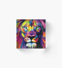 Löwe Acrylblock