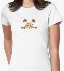 Naples - Florida. Women's Fitted T-Shirt