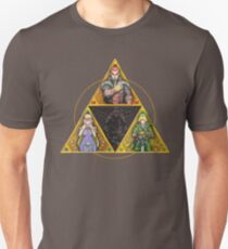 The Triforce... and a bit of darkness Unisex T-Shirt