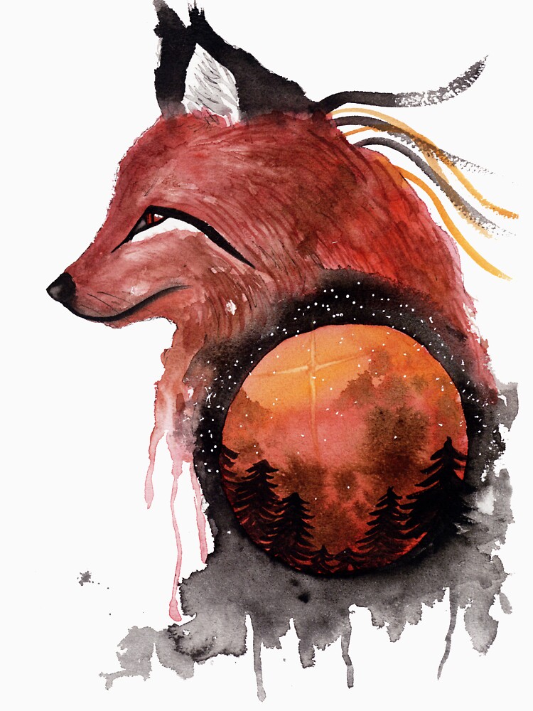 Tetrad the Bloodmoon Fox by creaturesofnat