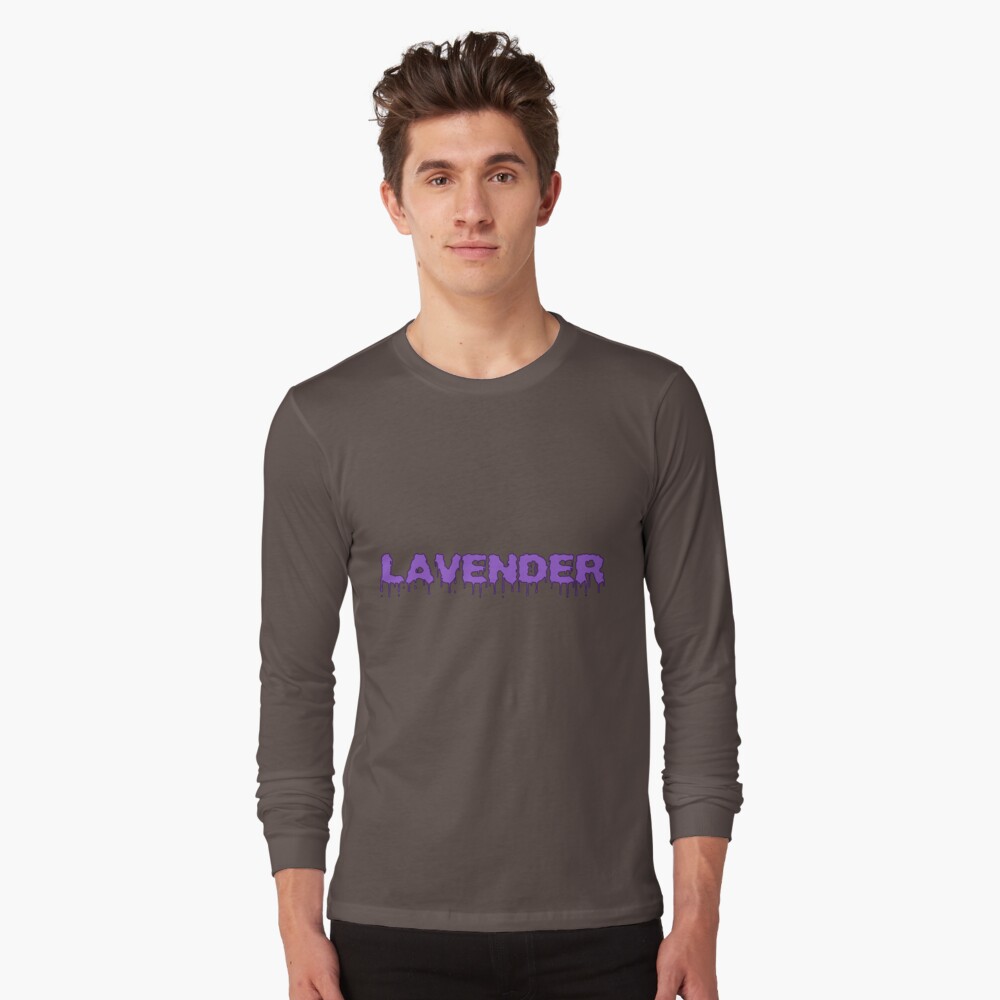 men lavender t shirt