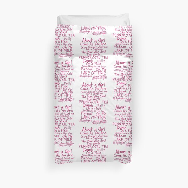 Pink Songs Duvet Covers Redbubble