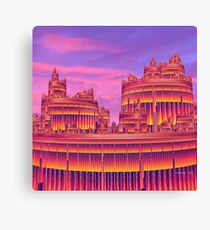 Flamboyant City Canvas Print