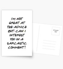 CAN I INTEREST YOU IN A SARCASTIC COMMENT? Postcards