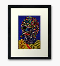 portrait of an artist Framed Print