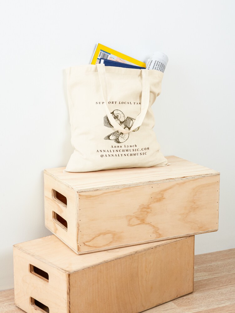 Alternate view of SUPPORT LOCAL FARMS- Tote- Anna Lynch Tote Bag