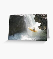 Over the Falls Greeting Card