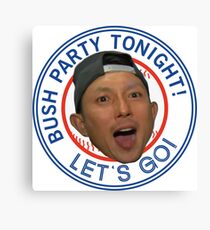 KAWASAKI BUSH PARTY Canvas Print
