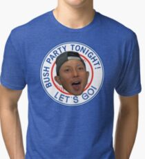 KAWASAKI BUSH PARTY Tri-blend T-Shirt