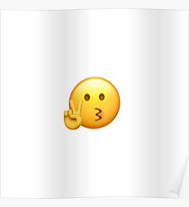 Just chillin' emoji Poster