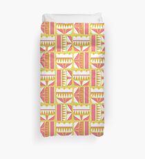 Florals in Retro Duvet Cover