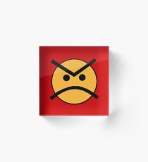 Always Angry Acrylic Block