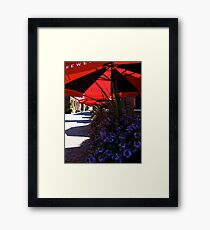 Down the lane Framed Print