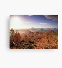 Glasshouse Mountains Lookout Canvas Print