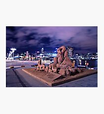 SAND SCULPTURES AT THE DOCKLANDS Photographic Print