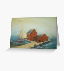 Wharf I Greeting Card