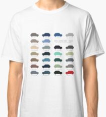 Austin Mini classic - 60's original car colours Classic T-Shirt