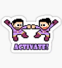 Mega Wonder Twins Sticker
