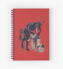 Merry Christmas from Krampus! Spiral Notebook