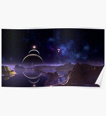 Reflective Moons - Rim World Poster