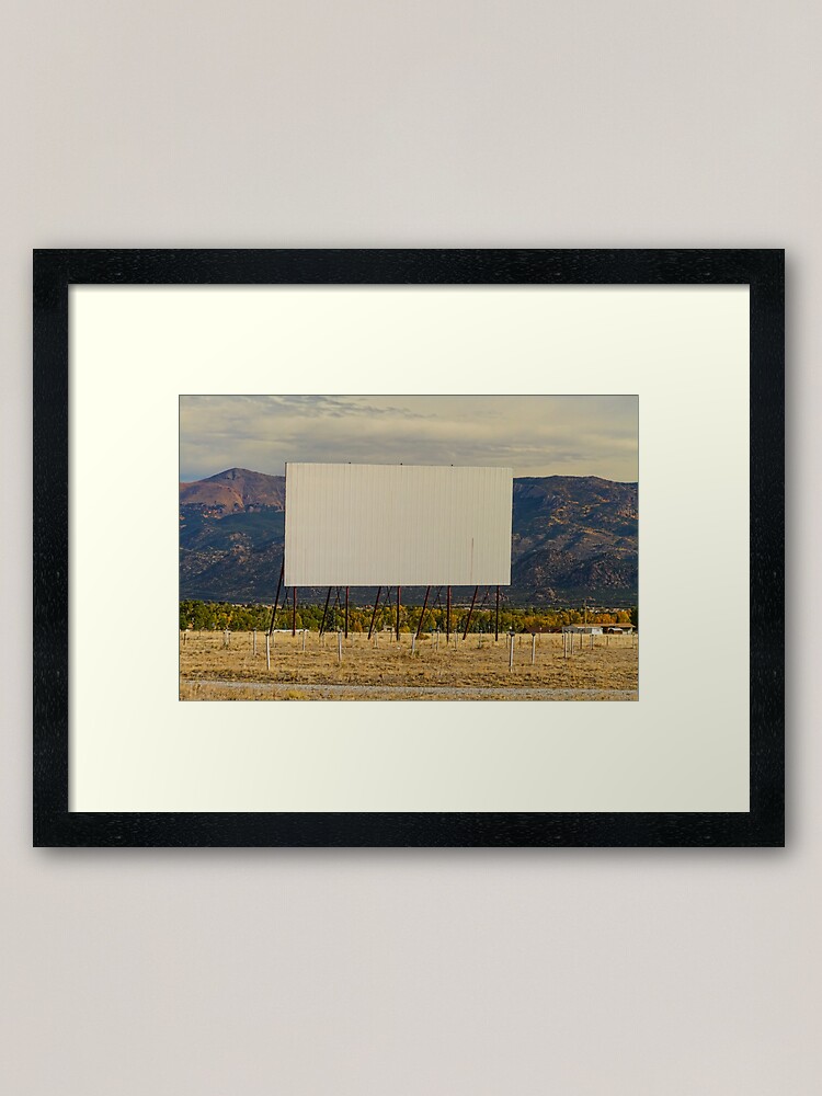 Alternate view of Retro Drive-In Theater Framed Art Print