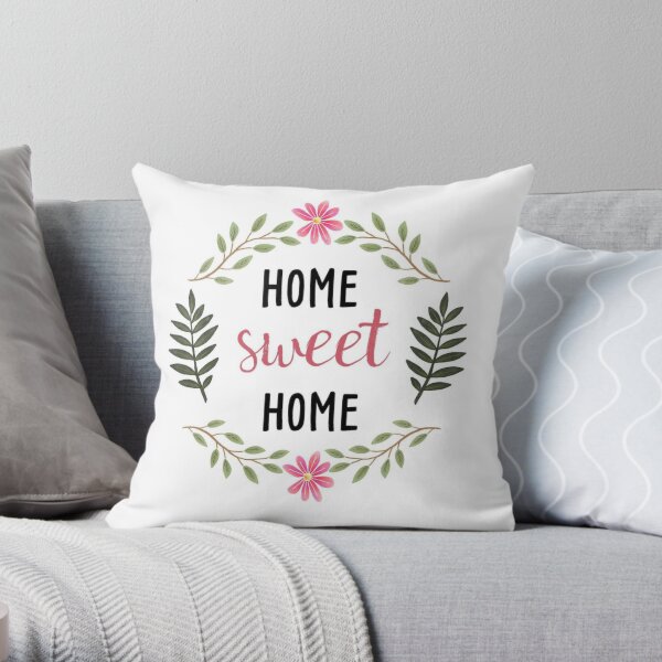 Home Sweet Home Throw Pillow