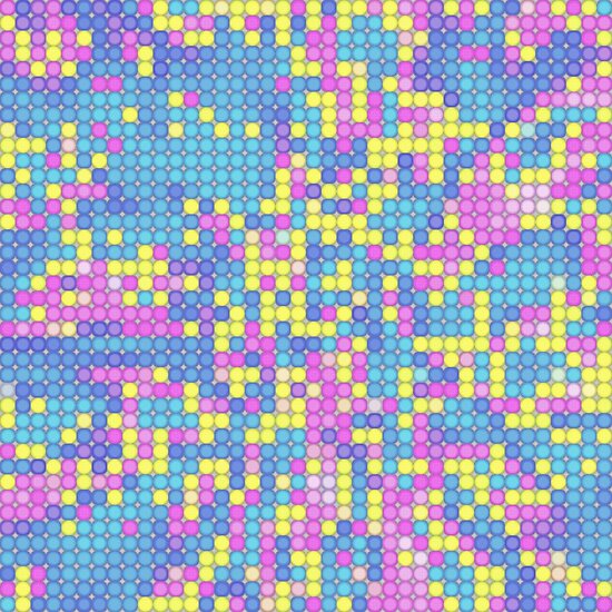 Matrix | Abstract random colors #18