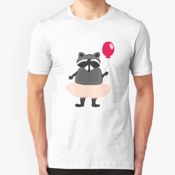 Cute raccoon Slim Fit T-Shirt
