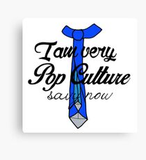 Pop-Culture Savy Canvas Print