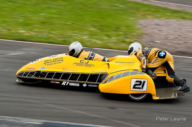 "Sidecar F1" by Peter Lawrie | Redbubble