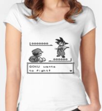 Crossover Pokemon - Dragonball Women's Fitted Scoop T-Shirt
