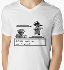 Crossover Pokemon - Dragonball Men's V-Neck T-Shirt