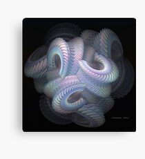 Pastel Structure- Snake Orgy Canvas Print